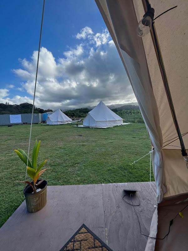 North Shore Glamping Camping Laie, Oahu, Hawaii Bagian luar foto